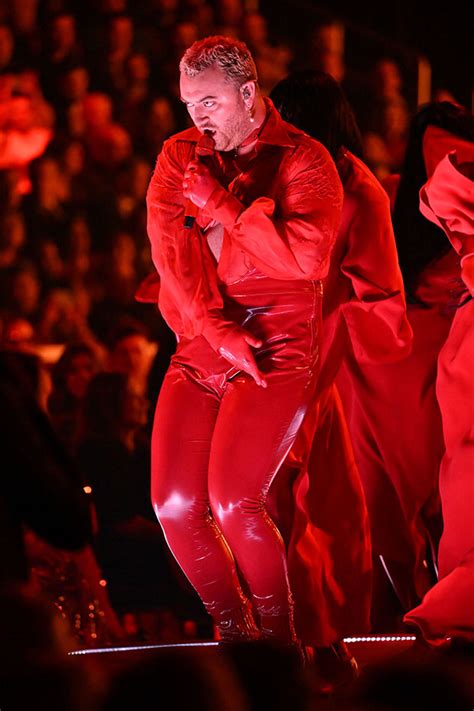 Early in Sam Smith's career, we saw them experiment with various colors, fabrics, and patterns. ... From the fiery-red look from the 2023 Grammys all the way back to the textured blazer they wore ...